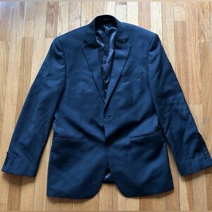 Tasso Elba Men's Blazer Dark Gray 100% Wool - Size 42R